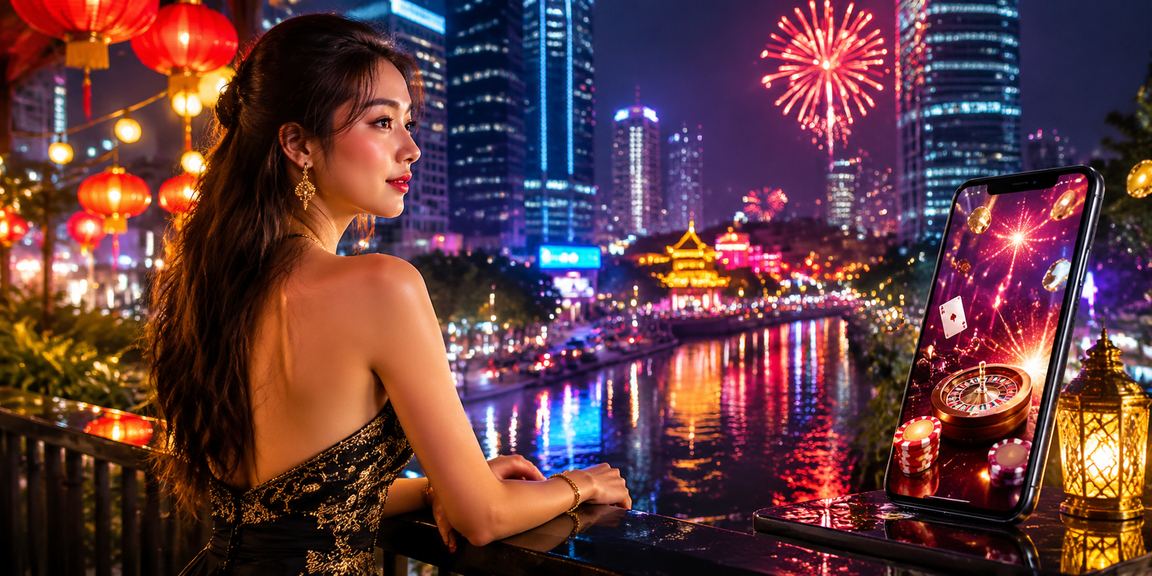Người dùng Hà Nội xem 1dg trên điện thoại trong không khí lễ hội đêm
