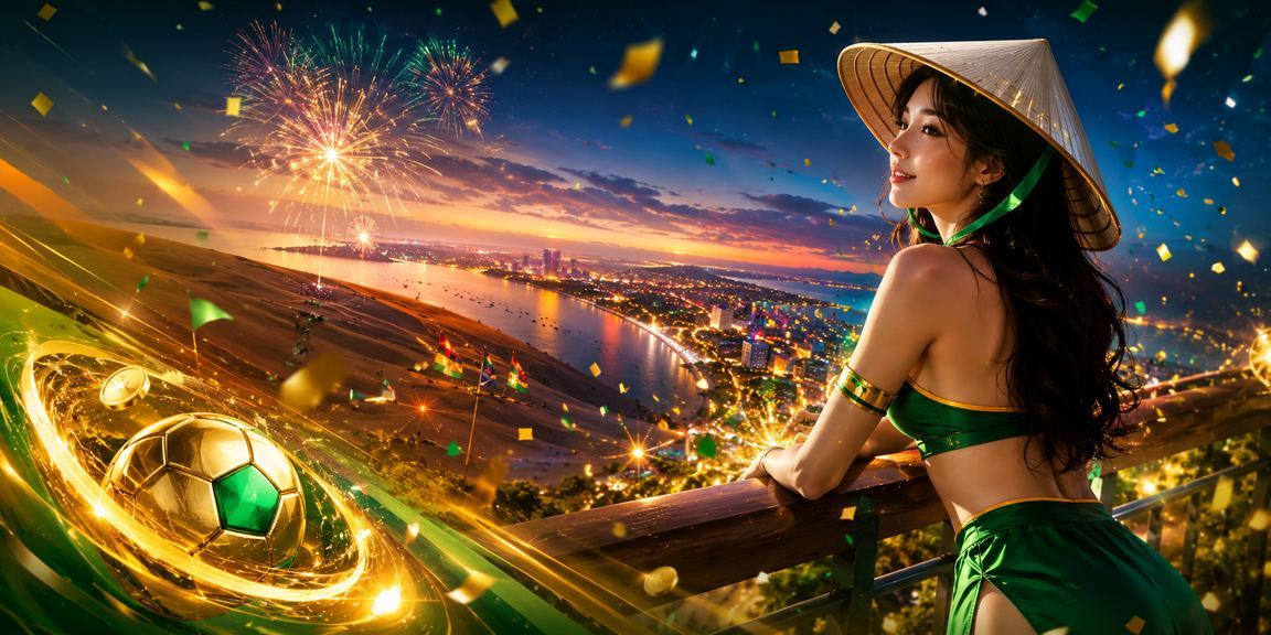 Mũi Né với nón lá minh họa trải nghiệm casino mobile cho người Việt